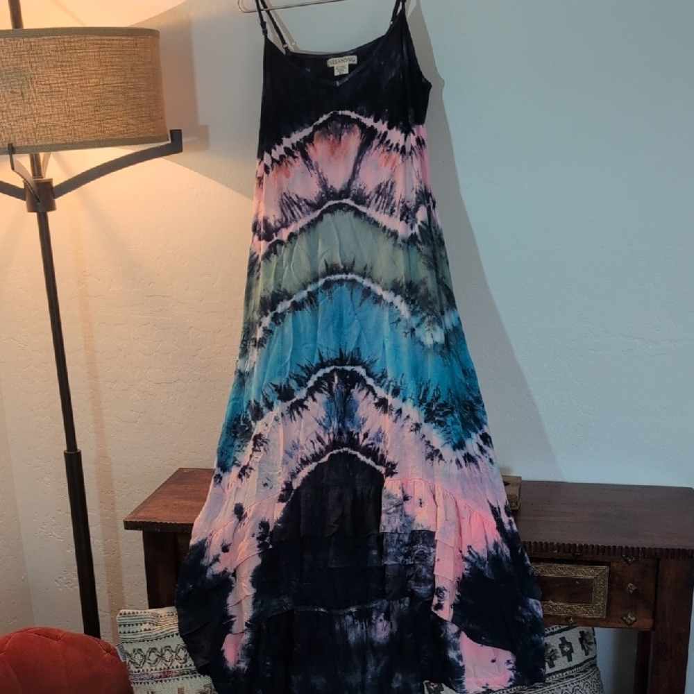 Billabong Navy and Pink Dress